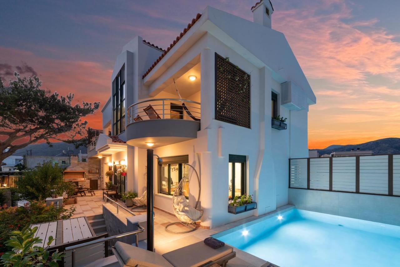 Paradisos Luxury Villas Next To Beach Koutsourás Dış mekan fotoğraf