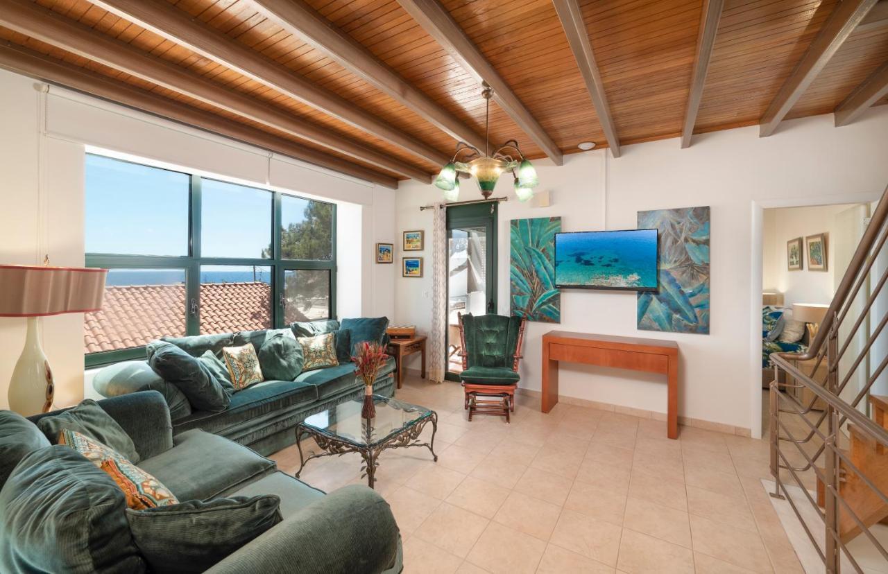 Paradisos Luxury Villas Next To Beach Koutsourás Dış mekan fotoğraf