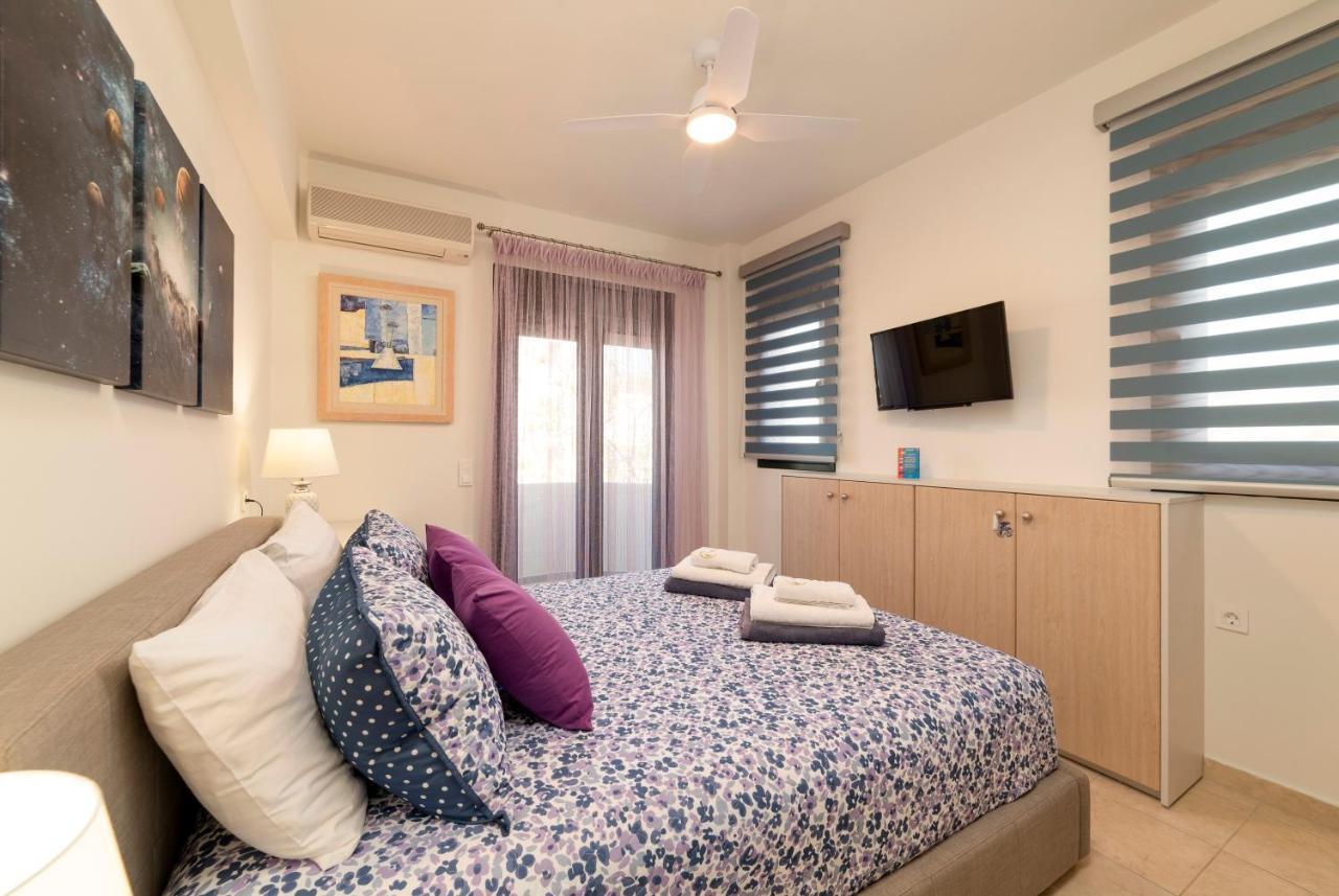 Paradisos Luxury Villas Next To Beach Koutsourás Dış mekan fotoğraf