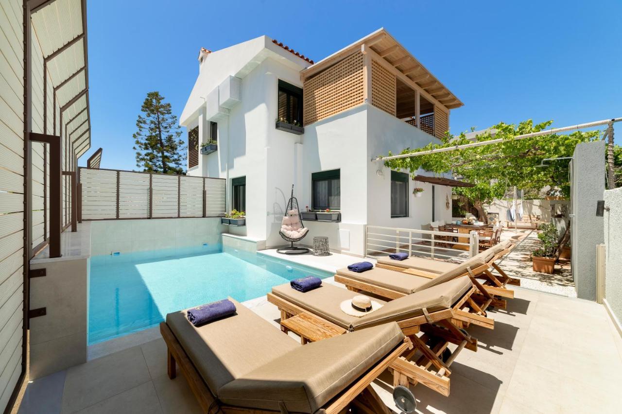 Paradisos Luxury Villas Next To Beach Koutsourás Dış mekan fotoğraf