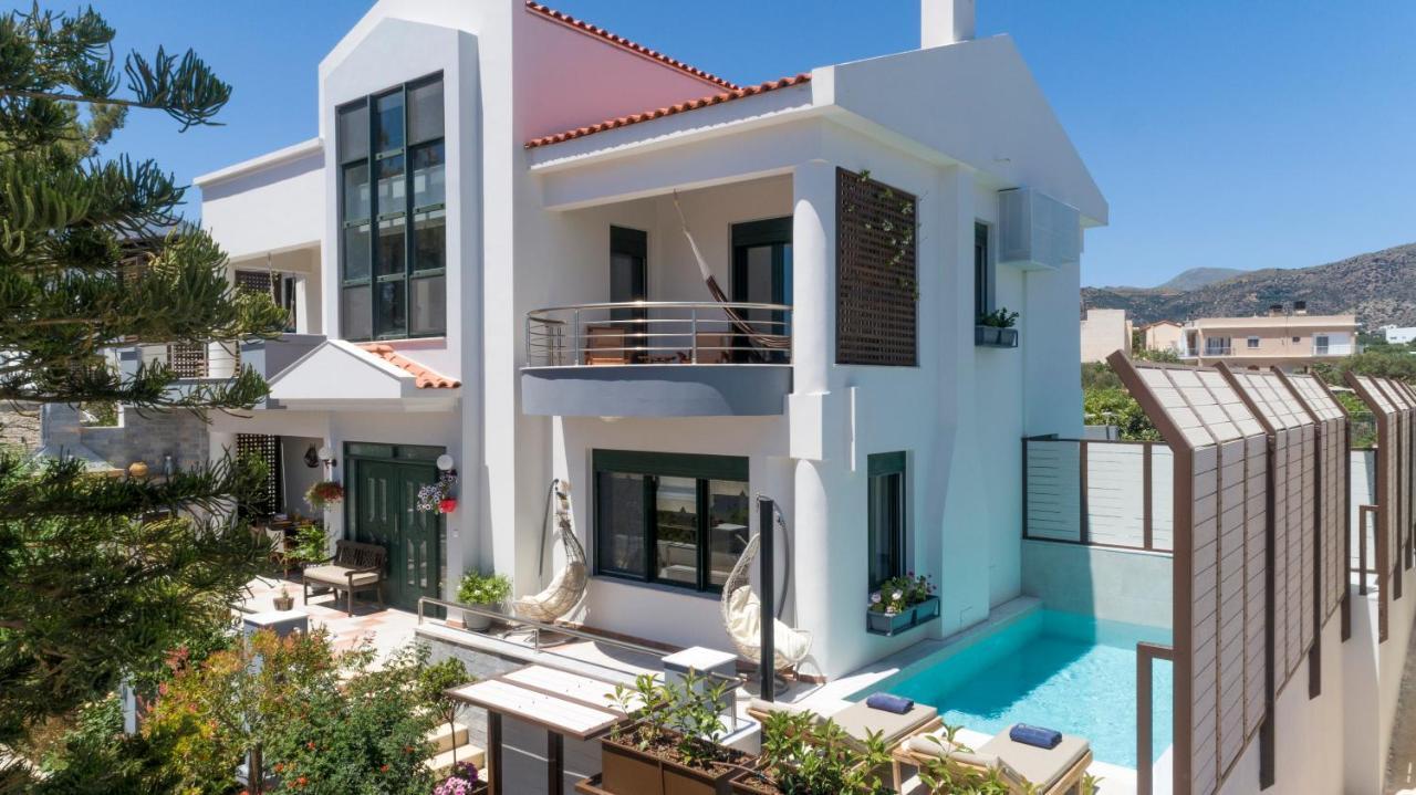 Paradisos Luxury Villas Next To Beach Koutsourás Dış mekan fotoğraf