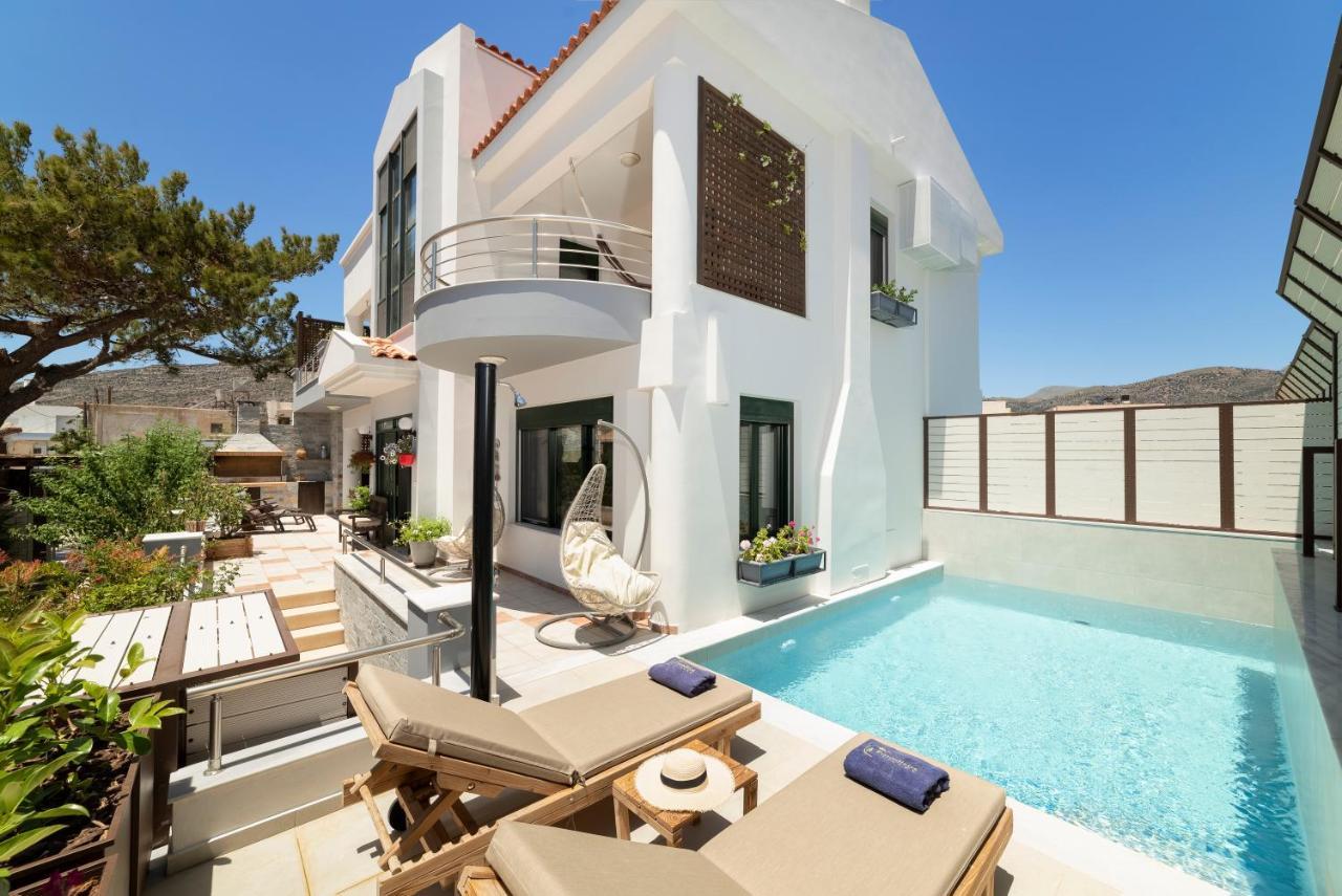 Paradisos Luxury Villas Next To Beach Koutsourás Dış mekan fotoğraf