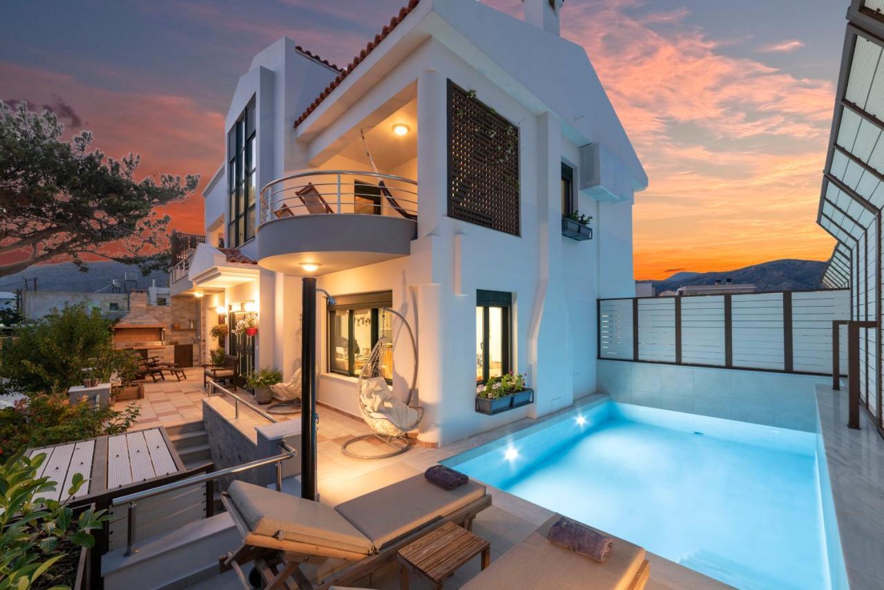 Paradisos Luxury Villas Next To Beach Koutsourás Dış mekan fotoğraf