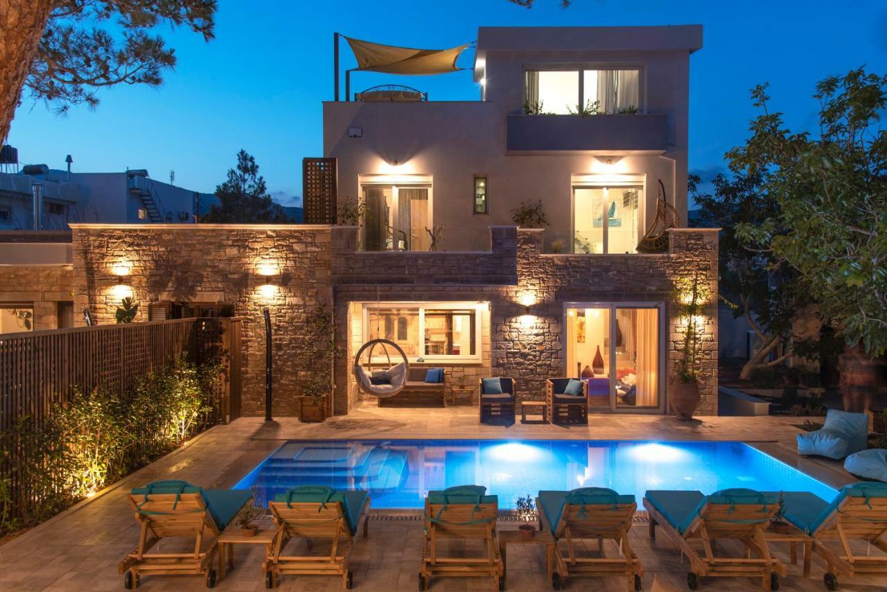 Paradisos Luxury Villas Next To Beach Koutsourás Dış mekan fotoğraf