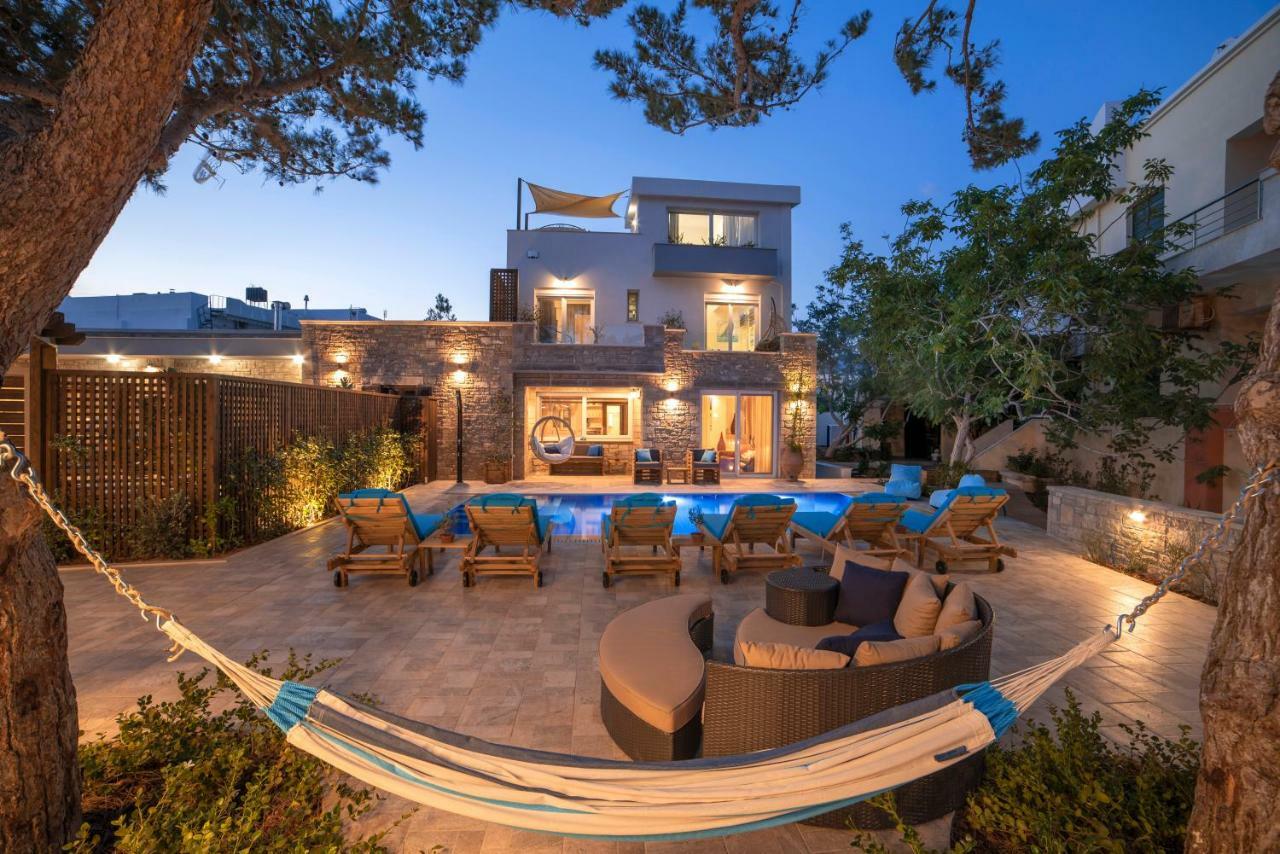Paradisos Luxury Villas Next To Beach Koutsourás Dış mekan fotoğraf